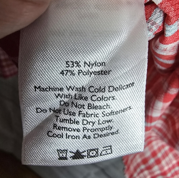 Eddie Bauer Red Plaid Womans Button-down Longsleeve Shirt Size XLarge - Picture 5 of 5